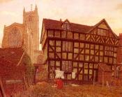 Church And Ancient Uninhabited House At Ludlow - 乔治·普莱斯·博伊斯